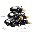 Round mouth stacked wine rack